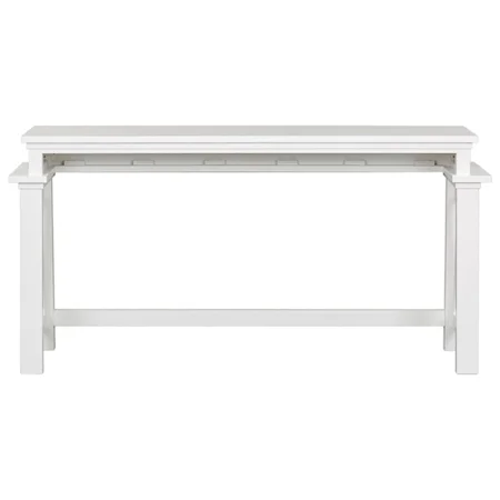 Counter Height Console Bar Table